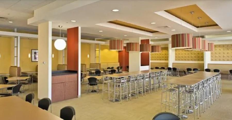 Photo courtesy Bucks County Technology Park PA. CareerLink® Bucks County’s new one-stop career center in Trevose features a full-service cafeteria, newly renovated computer lab, modernized workshop spaces and meeting rooms, and an out-of-school youth center.